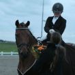 Bloemetje voor SGW B paarden kampioen